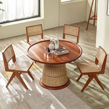 Great Deals Trading 5 Piece Ash Pedestal Dining Set Wayfair